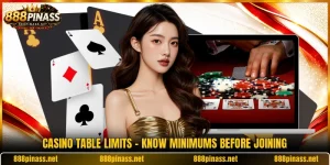 Casino Table Limits - Know Minimums Before Joining
