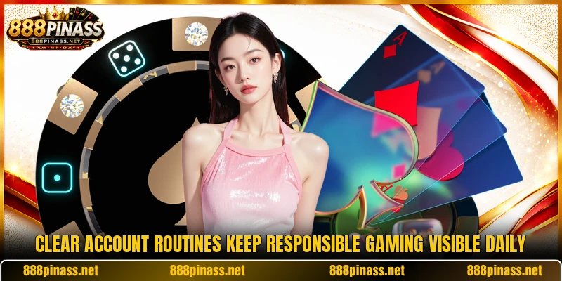 Clear account routines keep responsible gaming visible daily