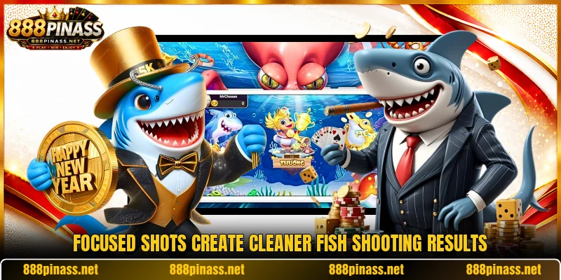 Focused shots create cleaner fish shooting results