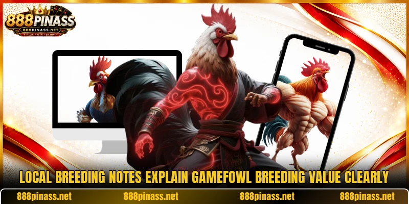 Local breeding notes explain Gamefowl Breeding value clearly