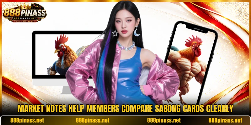 Market notes help members compare sabong cards clearly
