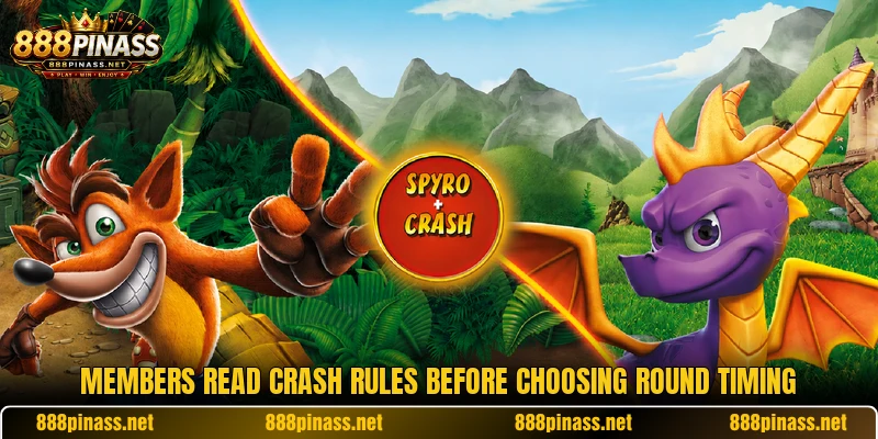 Members read Crash rules before choosing round timing