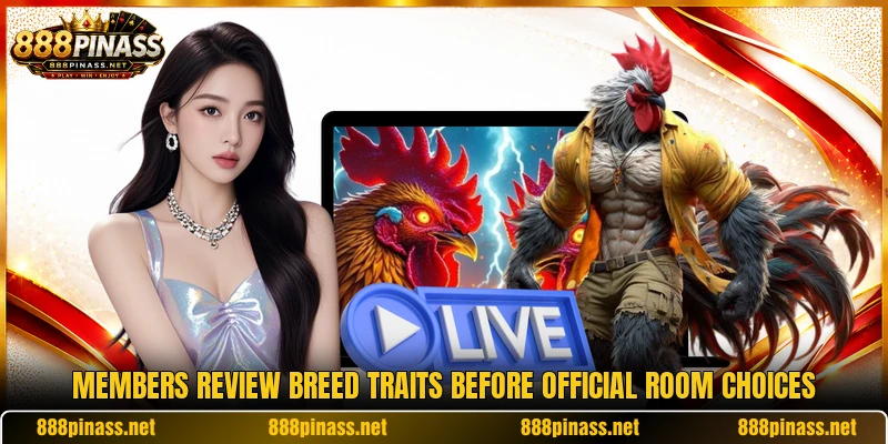 Members review breed traits before official room choices