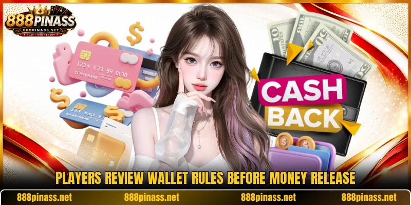 Players review wallet rules before money release